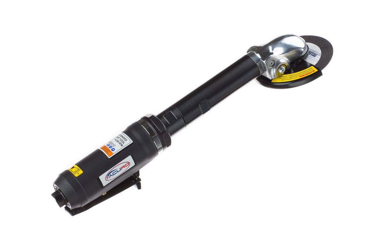 Acuro vinkelsliper 4" lang, 14000rpm, 126 grader just.