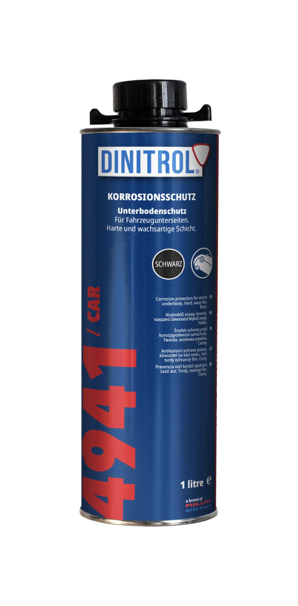 Dinitrol 4941 Svart tykkstoff 1L Mini