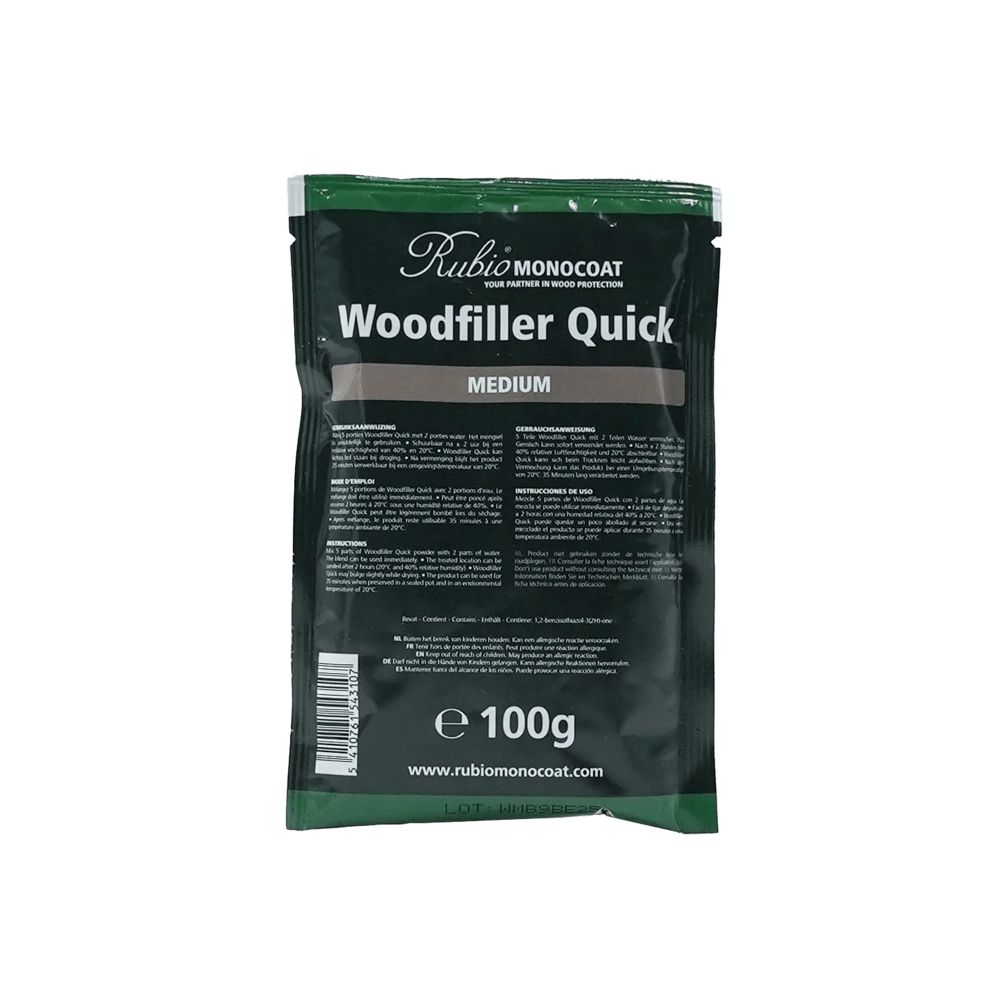 Monocoat Woodfiller Quick - Medium 100g