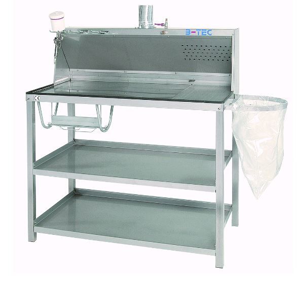 B-Tec Painty -02 Mikse og arbeidsbord m/avsugssystem