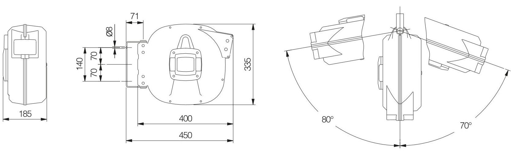 Mavel Roll Major Air Lufttrommel 14+1m 10X15pu 3/8" max 40g - Bilde 2