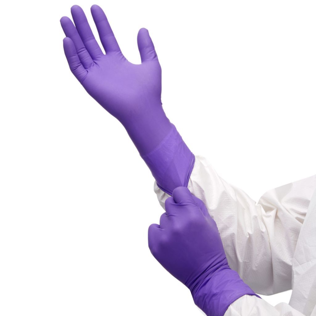 Hanske Kimberly-Clark Kimtech Nitril lilla eksta lang - Bilde 2