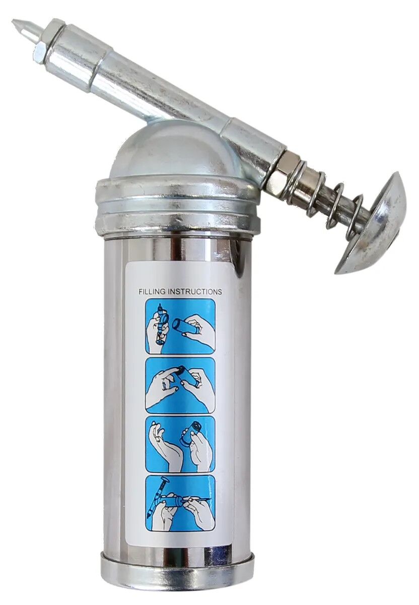 Smørepistol for trykkluft