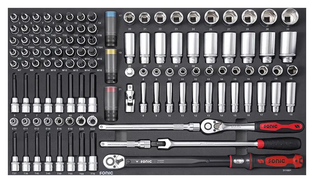 Sonic verktøyvogn S12 med 575 deler - Bilde 7