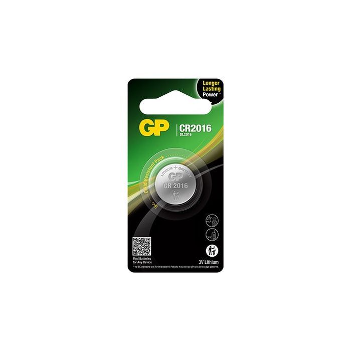 GP Lithium Cell CR2016 1-pakk