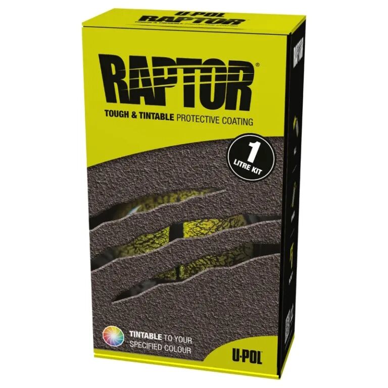 Raptor Bedliner 2K kit. Tintes