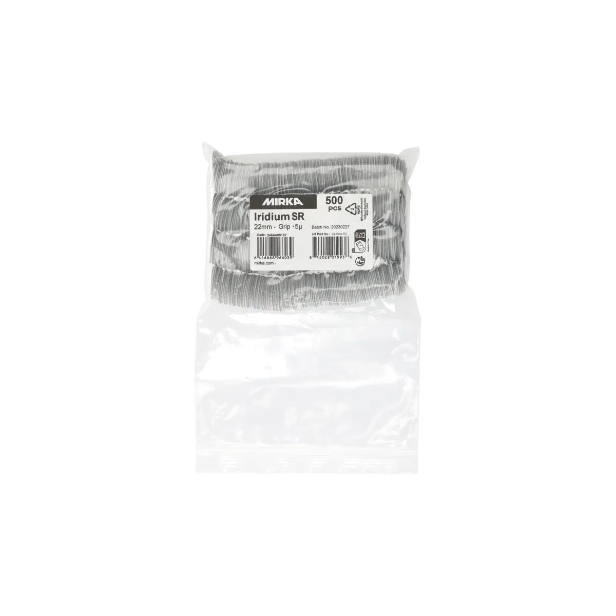 Mirka Iridium SR 22mm Grip 5µ, 500-pk - Bilde 3