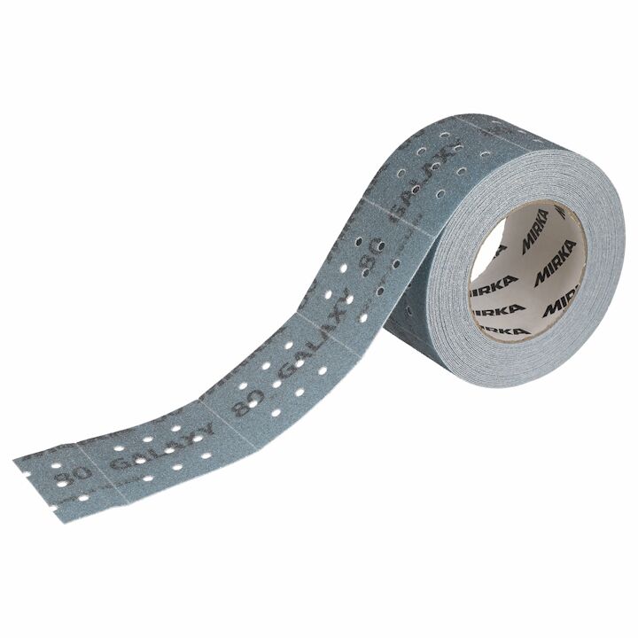 Mirka Galaxy 70x70mm Grip P-Rll Multi 400, perforert rull