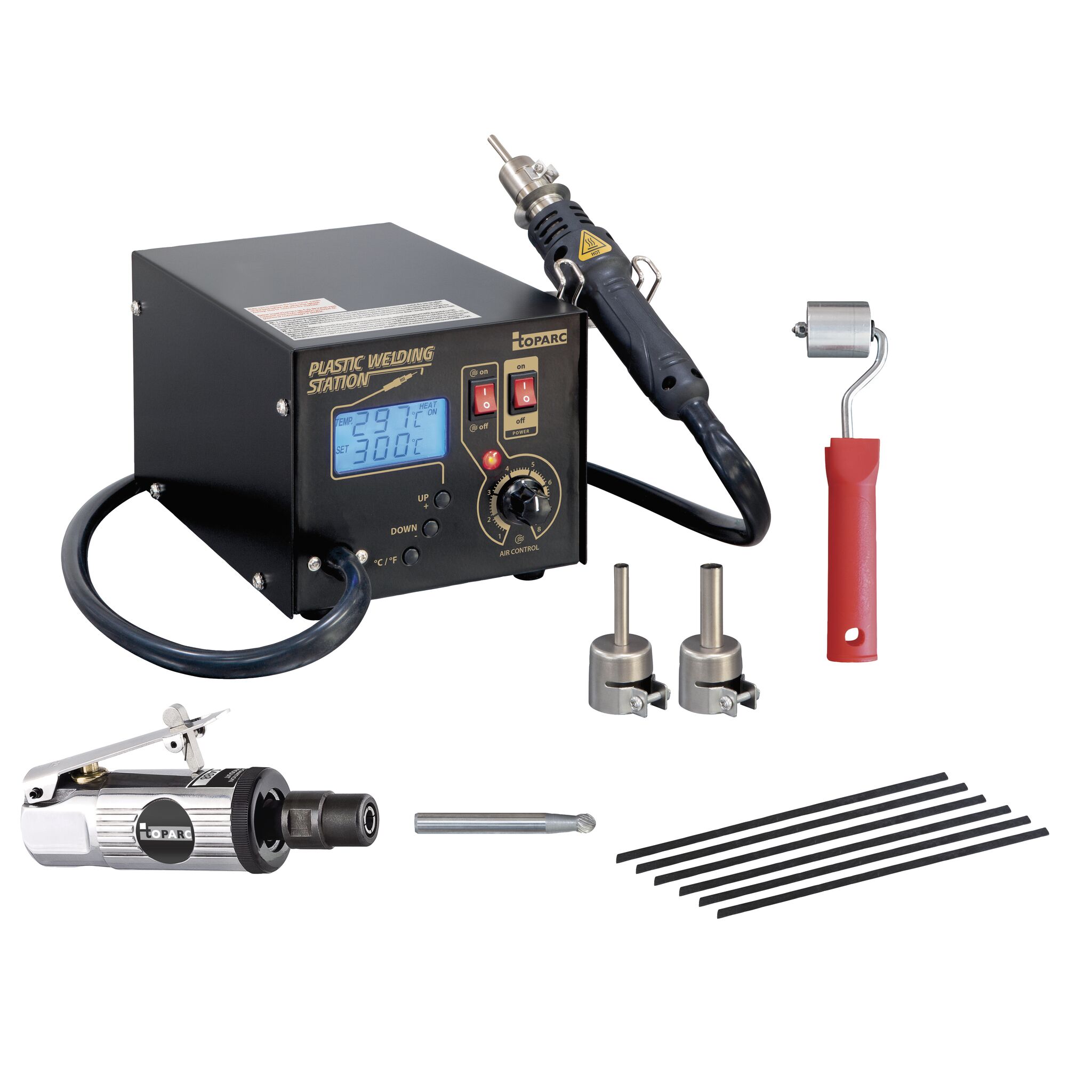 GYS PLASTICS WELDING STATION - WITH ACCESSORIES AND SCRAPER