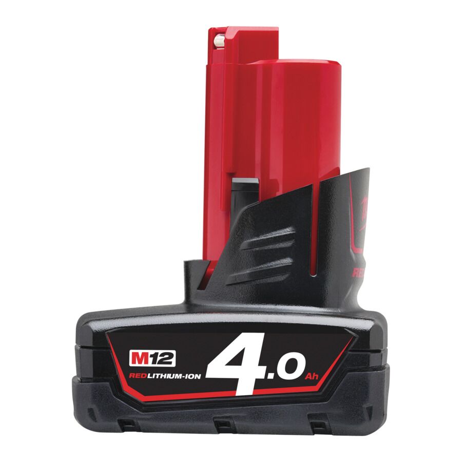 Milwaukee M12 B4 12 V. 4,0 Ah Red Lithium Ion Batteri