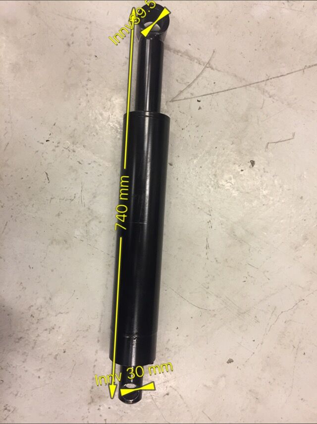 Spanesi løftesylinder til minibench -S 40 mm hull