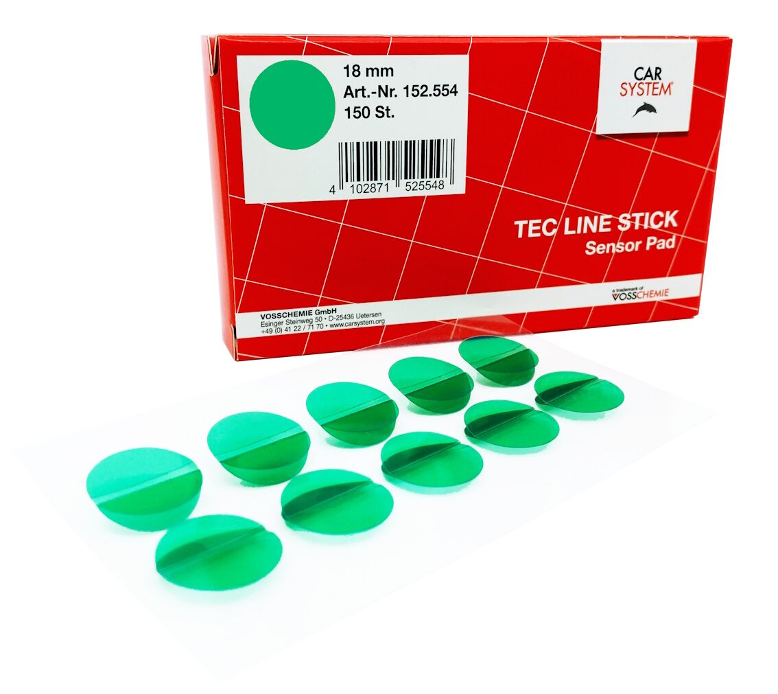 CS Tecline stick parksensor maskering 18 mm. pk.a`150stk rød