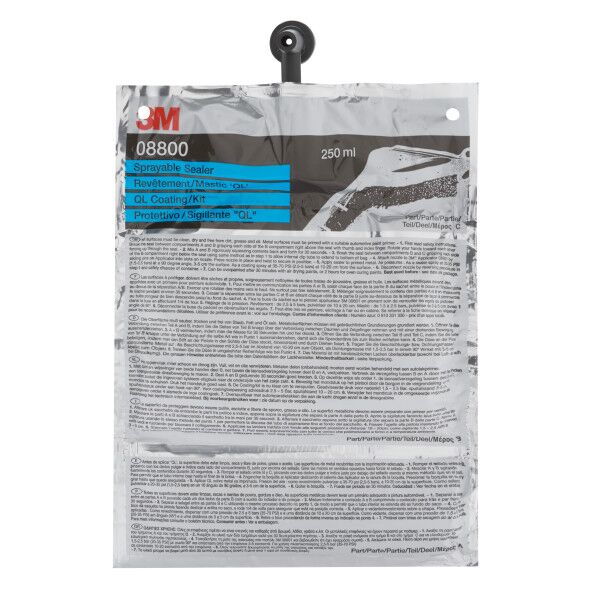 3M 8800 Sprøytbar PU-masse 2K Grå 250 ml