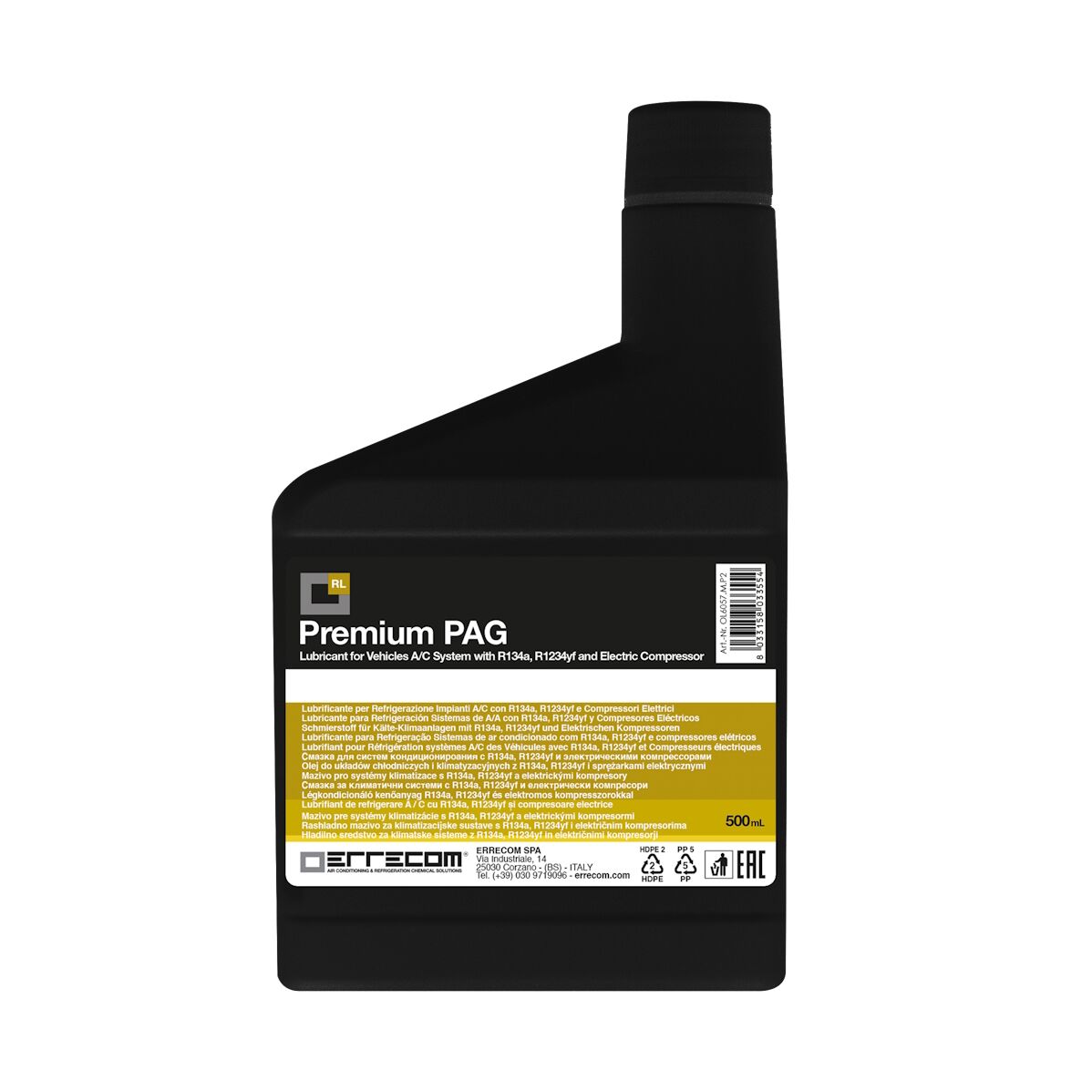 PAG Olje Premium 68 Universal 500ml R134a/R1234yf