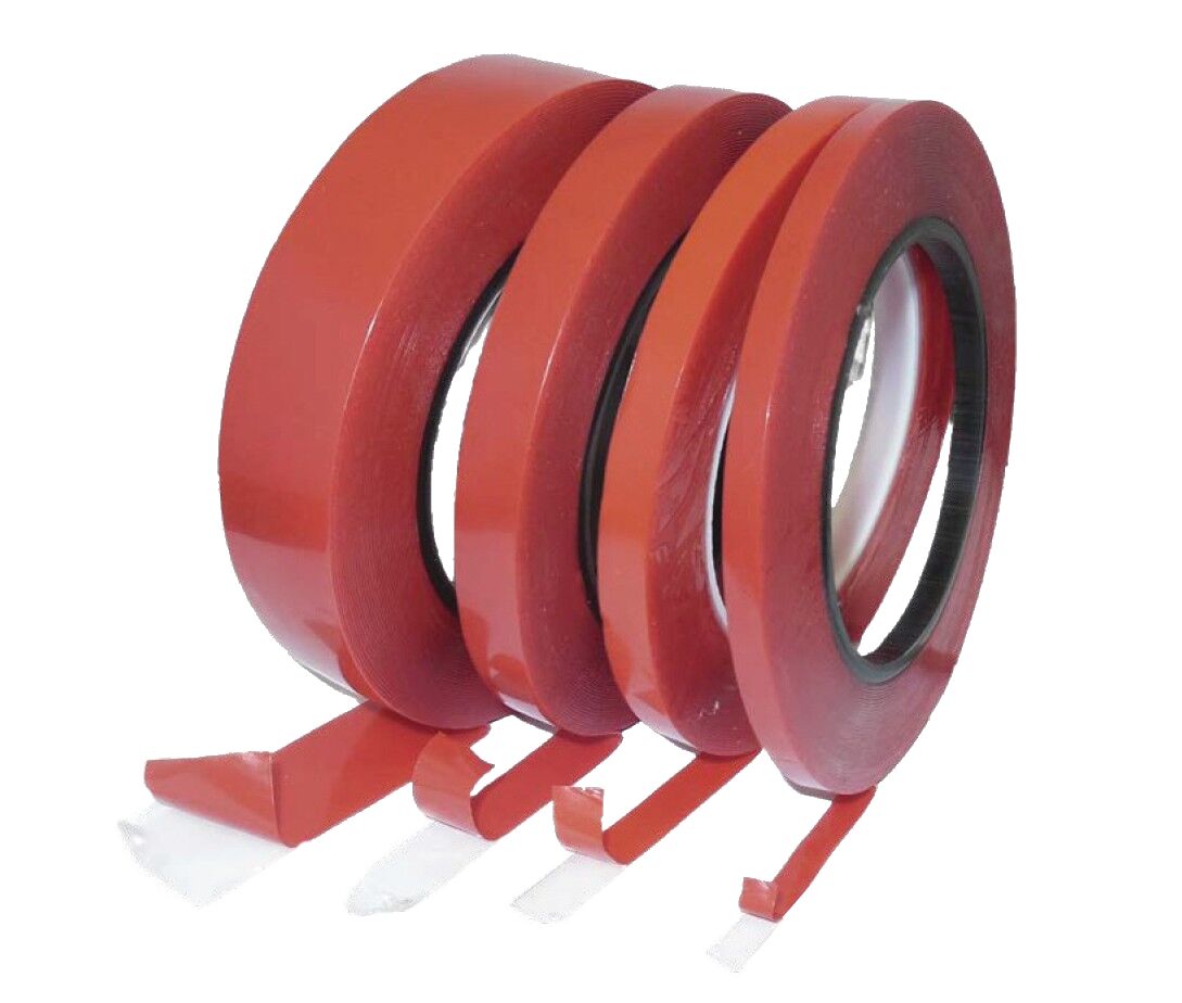 Bodyline Dobbeltsidig Transparent Akryl Tape 9mm x 10m