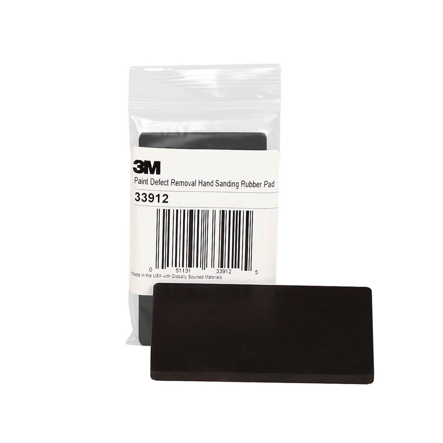 3m 33912 Gummipad 112x66x6mm , 1 per inner boks