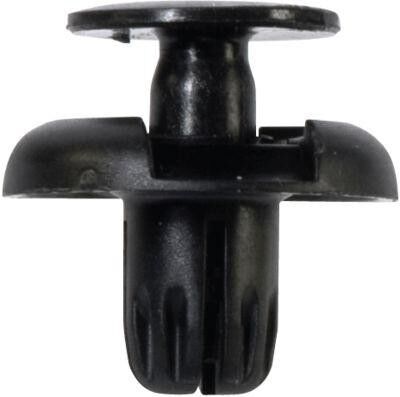 Black Push Rivet 20mm Head x 8mm Hole 10-pk